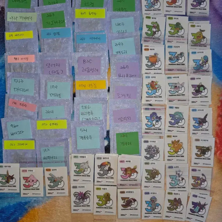 [BUNJANG] Pokemon Stickers Bundle / 1013포켓몬띠부씰판매