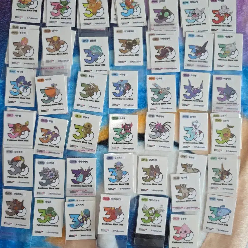 [BUNJANG] Pokemon Stickers Bundle / 1013포켓몬띠부씰판매
