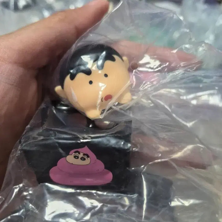 [BUNJANG] Crayon Shin-chan Jenga Trash Can Hidden Set / 짱구 클린소울  쓰레기통 젠가 히든포함세트판매