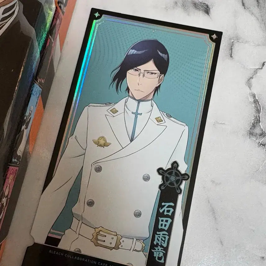 [BUNJANG] Bleach Ishida Uryu Collaboration Cafe Poster Ticket Bundle Set / 블리치 콜라보카페 이시다 우류 포스터 티켓 일괄