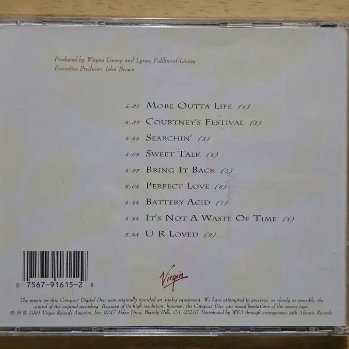 [BUNJANG] Linsey Perfect Love US CD / CD 음반 Linsey 린시 - Perfect Love 미국반