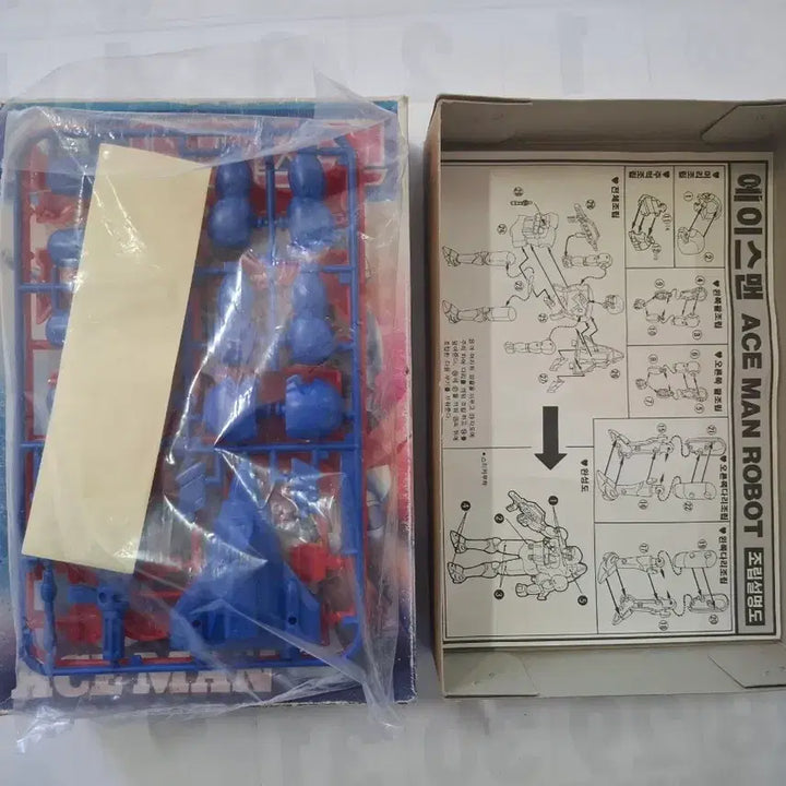 [BUNJANG] Boy Science Classic Pula Ace Man Toy, Air Combat Commander / 소년과학 고전프라 에이스맨 장난감 항공전투사령관