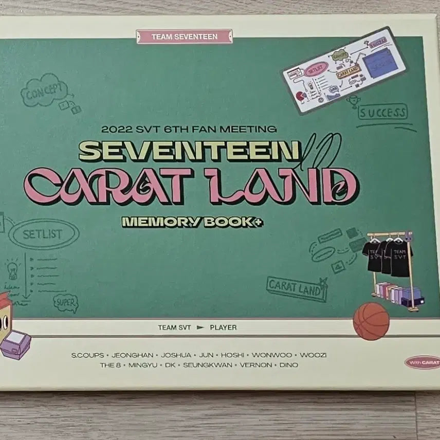 BUNJANG] SEVENTEEN 2022 CARAT LAND Memory Book / 세븐틴 2022 캐럿