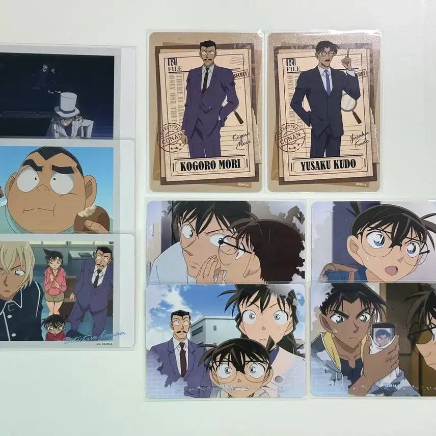 [BUNJANG] Detective Conan Kayou N R Card Bundle Set / [일괄] 명탐정코난 카유 Kayou 카드 지류 / 에도가와 코난, 모리 코고로, 쿠도 유사쿠, 괴도키드, 아무로 토오루