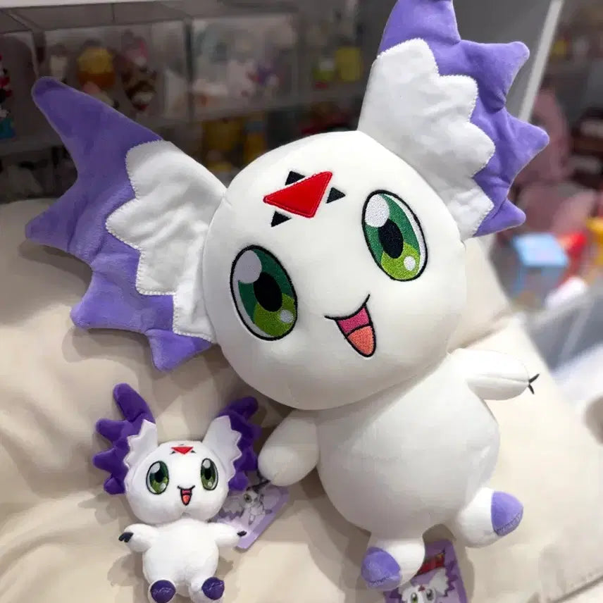 [BUNJANG] Digimon Dongulmon Plush + Keychain Set (Authentic) / 정품 디지몬 동글몬 인형+키링세트