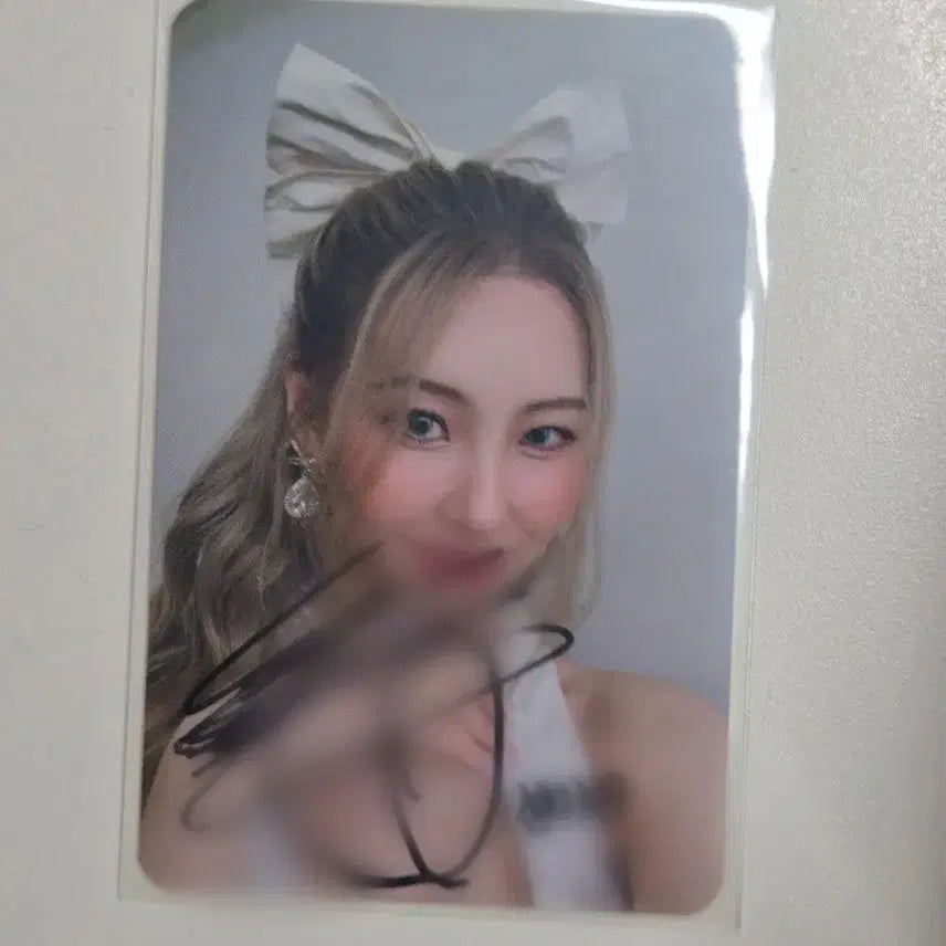 [BUNJANG] Sunmi Signed Broadcast Photocard / 선미 유캔싯윗어스 싸인 미공포