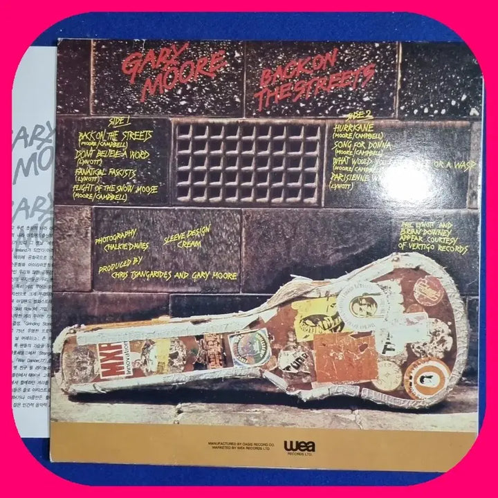 [BUNJANG] Gary Moore Back on the Streets LP / 게리무어 Back On The Streets LP.NM/NM