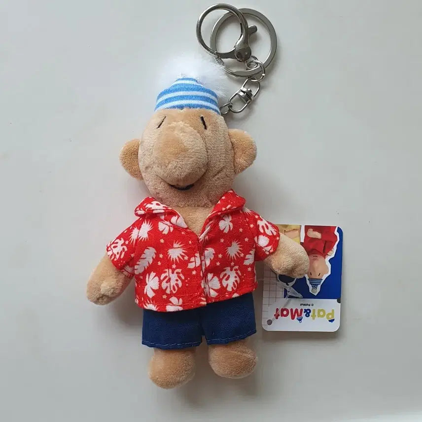[BUNJANG] Pat &amp; Mat Tanning Mat Doll Keychain New / 패트와매트 태닝 매트 인형 키링 새상품