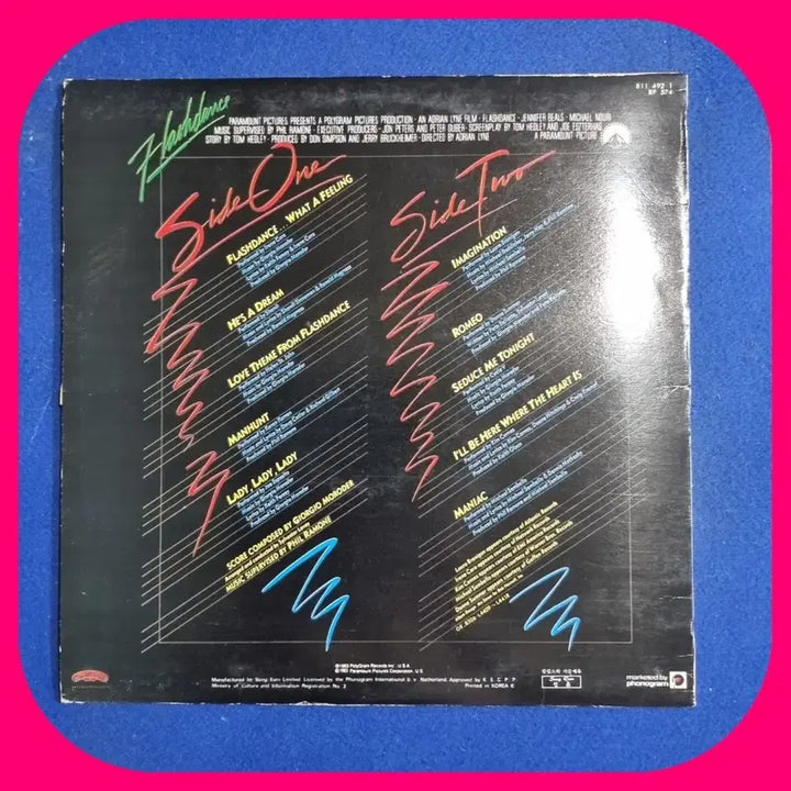 [BUNJANG] Flashdance OST LP Vinyl / 플래시댄스 OST LP.NM-/NM