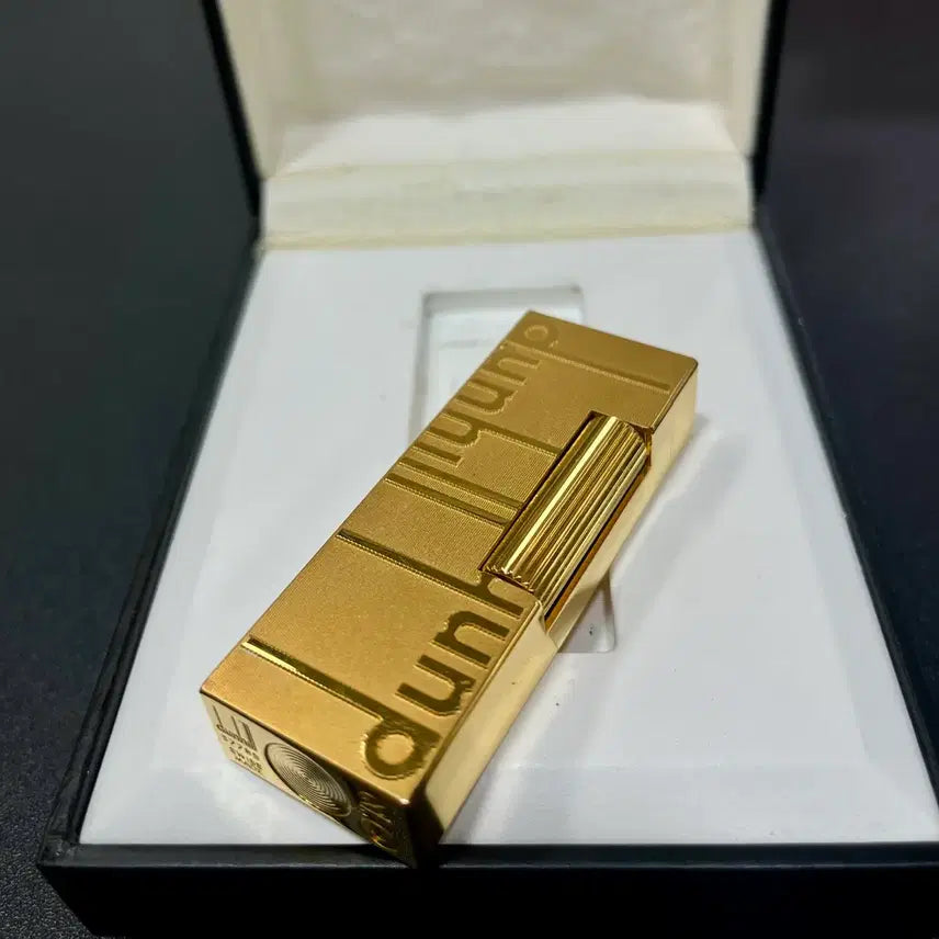 [BUNJANG] Dunhill Gold Plated Lighter / dunhill 던힐라이터 라이타 금장라이터 던힐