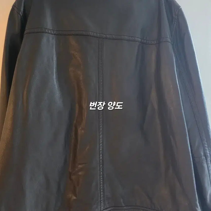 [BUNJANG] NCT x Tommy Hilfiger Leather Jacket / 엔시티 플리마켓 타미힐피거 가죽 자켓
