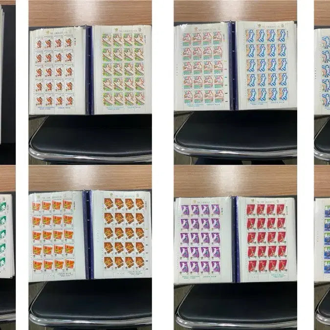 [BUNJANG] 1988 Seoul Olympics Commemorative Stamp Full Sheet Set (32 Types) / 1988년 서울 올림픽 기념 우표 전지 풀세트 32종