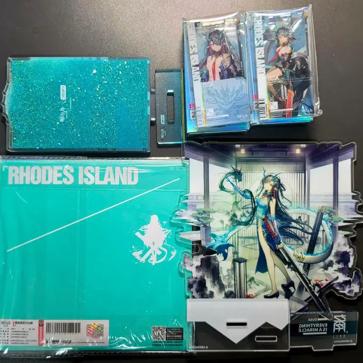 [BUNJANG] Arknights Transit Pass &amp; Acrylic Stand Set / 명일방주 시 통행증, 아크릴스탠드 세트