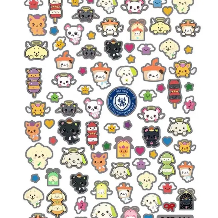[BUNJANG] NCT WISH Unofficial Goods Sticker Bundle Set / 엔시티 위시 비공굿 스티커