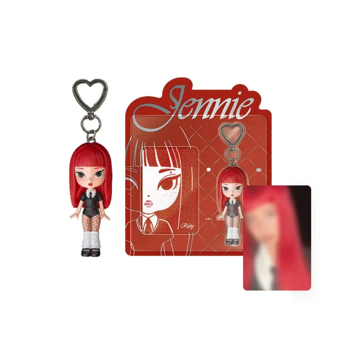 [BUNJANG] BLACKPINK Jennie Ruby Figure Keychain / 블랙핑크 제니 루비 피규어 키링 키체인 jennie ruby figure keyring keychain md