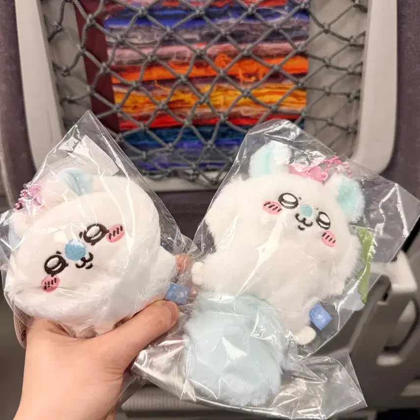 [BUNJANG] Chiikawa Momonga Mascot Plush Keychain Bundle Set / 일괄) 치이카와 먼작귀 모몽가 날아오르는모몽가 포대기모몽가 마스코트 누이 인형 키링
