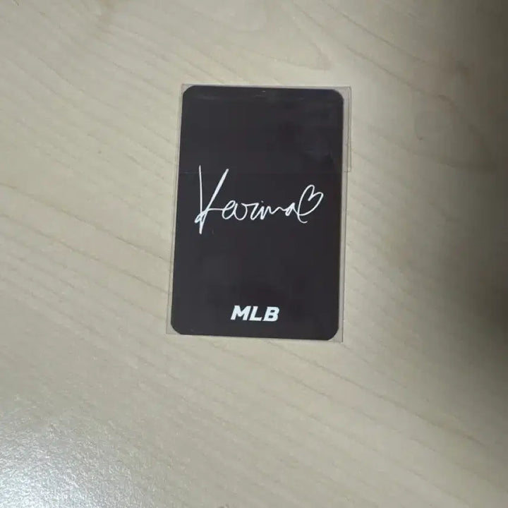 [BUNJANG] MLB Karina Photocard / MLB 카리나 포토카드