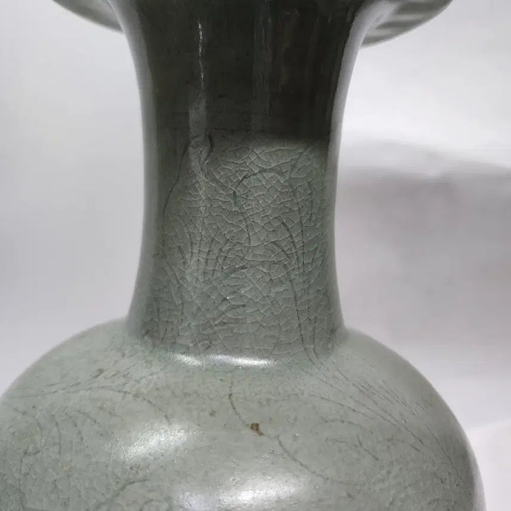 [BUNJANG] Doam Ji Sook-tak Celadon Vase / 도암 지순탁 청자 화병 도자기 꽃병