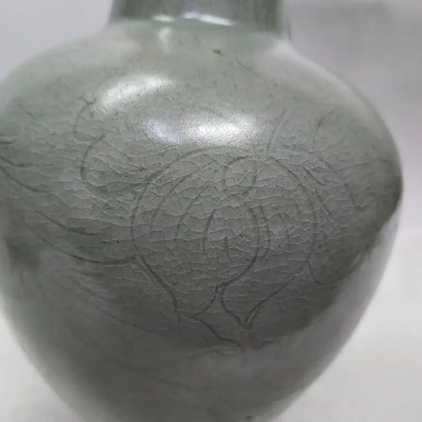 [BUNJANG] Doam Ji Sook-tak Celadon Vase / 도암 지순탁 청자 화병 도자기 꽃병