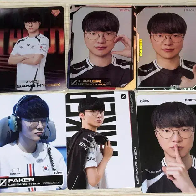 [BUNJANG] Faker Asian Games Photocard Bundle Set / 페이커 테레카 아시안게임 포토카드