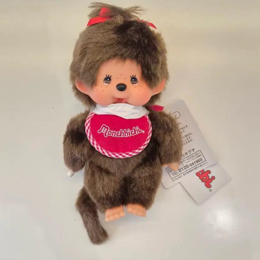 [BUNJANG] Authentic Original Monchhichi Girl Basic Monchhichi Doll / 정품)오리지널 몬치치 여아 기본몬치치 인형