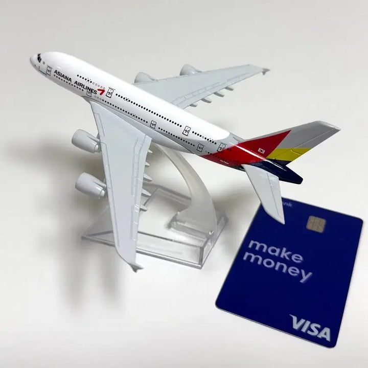 [BUNJANG] Asiana Airlines A380 Airplane Model / 아시아나 항공 A380 비행기 모형 (상태 최상)