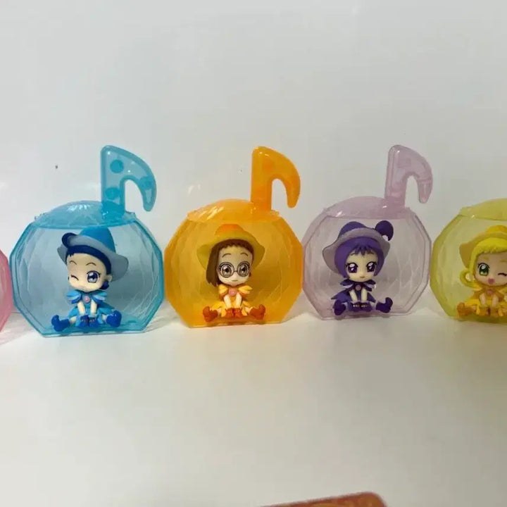[BUNJANG] Ojamajo Doremi Gacha Figure 5-Piece Set / 꼬마마법사 레미 오자마녀 도레미 가챠 피규어 5종 세트 일괄