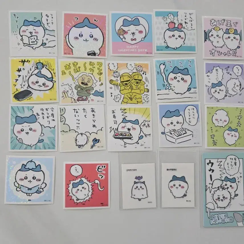 [BUNJANG] Chiikawa Hachiware "Monjakui" Sticker Bundle Set / 치이카와 먼작귀 하치와레 스티커 일괄