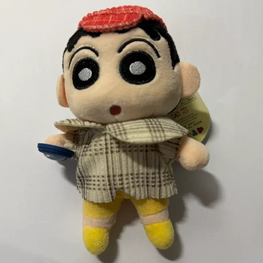 [BUNJANG] Crayon Shin-chan Detective Plush Keychain / 명탐정 짱구 탐정 인형 키링