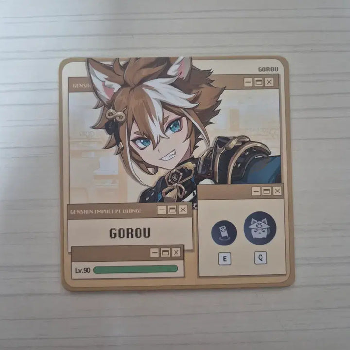 [BUNJANG] Genshin Impact PC Lounge Goro Coaster / 원신PC라운지 고로 코스터 양도