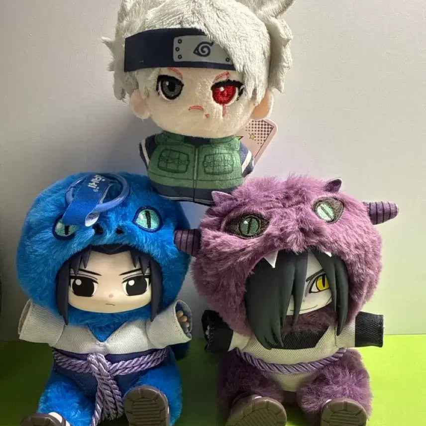 [BUNJANG] Naruto Nabubu Plush Set / 나루토 나부부 인형 누이 세트