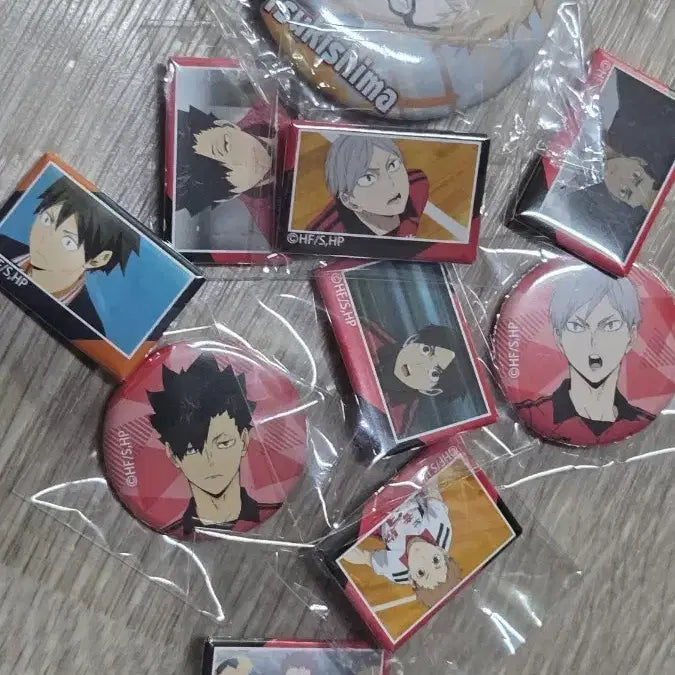[BUNJANG] Haikyuu!! Nekoma High School Badge Set / 하이큐 네코마 뱃지 세트