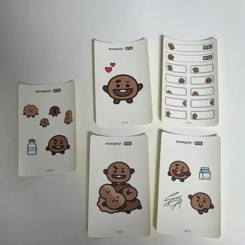 [BUNJANG] BT21 Cookie Sticker Set / bt21 쿠키 스티커