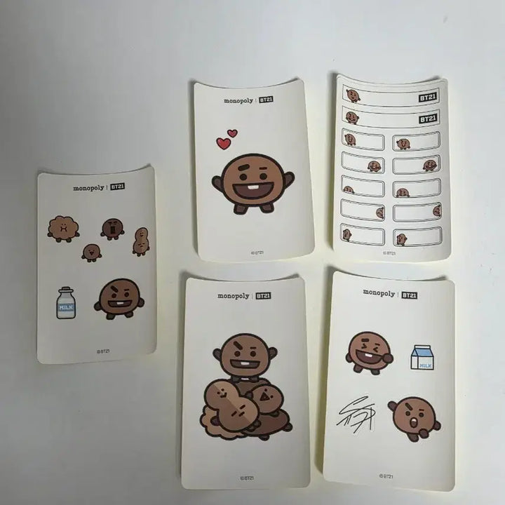 [BUNJANG] BT21 Cookie Sticker Set / bt21 쿠키 스티커