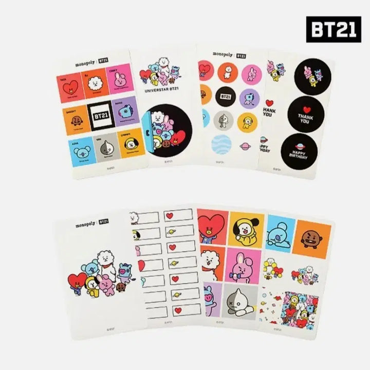 [BUNJANG] BT21 Sticker Set / bt21 스티커 세트