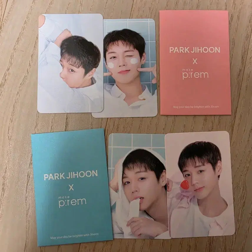 [BUNJANG] Park Ji Hoon MakePrem Photocard Bundle Set / 박지훈 메이크프렘 포카 4장 일괄
