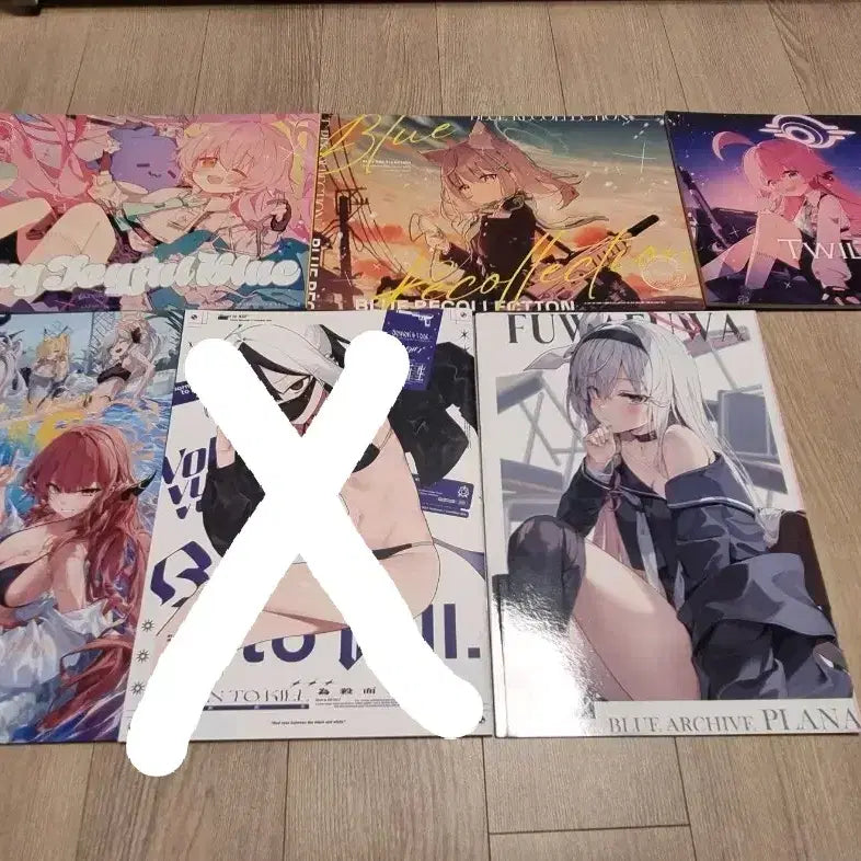[BUNJANG] Blue Archive Unofficial Art Book Bundle Set / 블루아카이브 비공식 아트북 일괄
