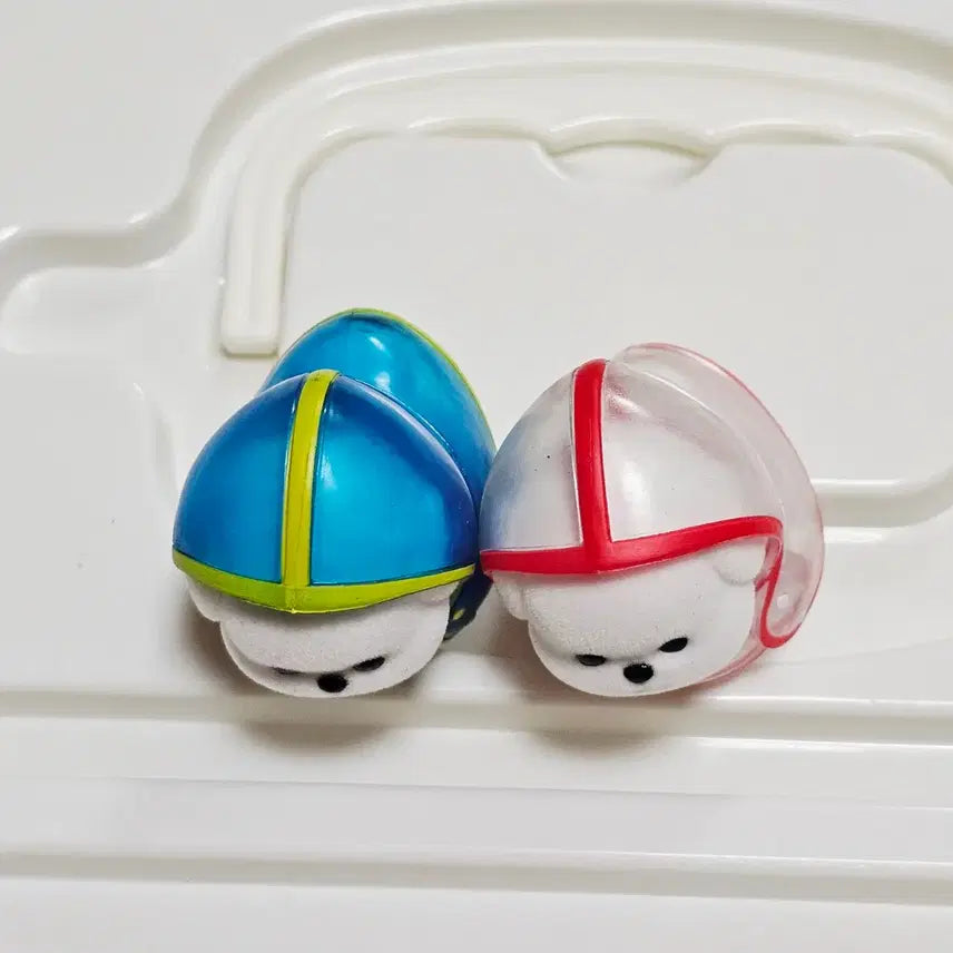 [BUNJANG] Raincoat Puppy Bichon Gacha Figure Bundle Set / 레인코트 강아지 비숑 강아지 가챠 피규어 일괄
