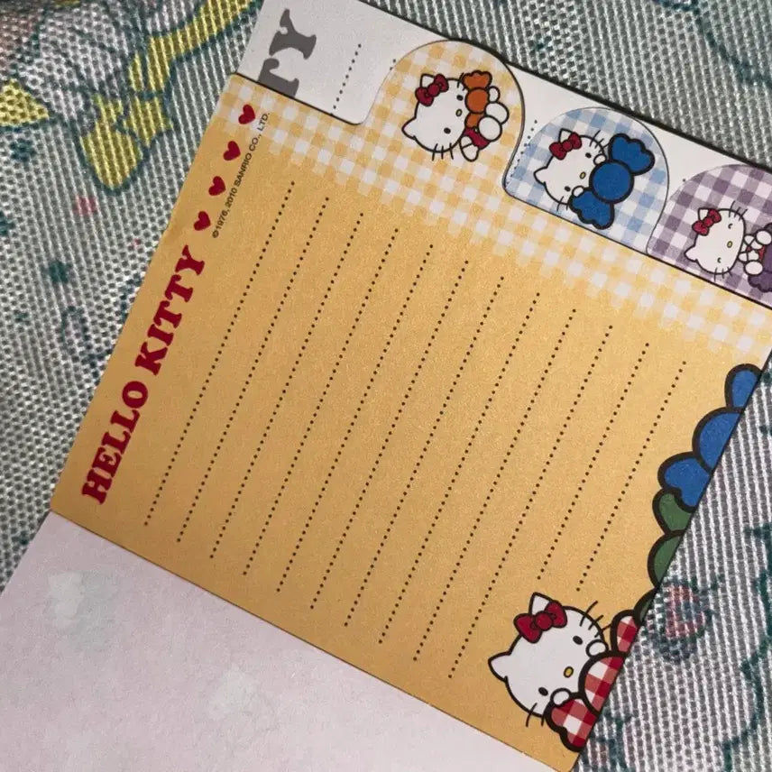 [BUNJANG] Classic Kitty Candy Memo Pad / 고전키티 캔디메모지북