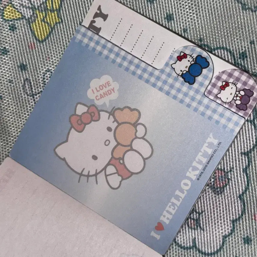 [BUNJANG] Classic Kitty Candy Memo Pad / 고전키티 캔디메모지북