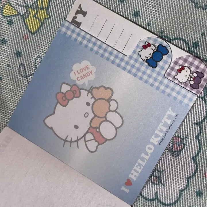 [BUNJANG] Classic Kitty Candy Memo Pad / 고전키티 캔디메모지북