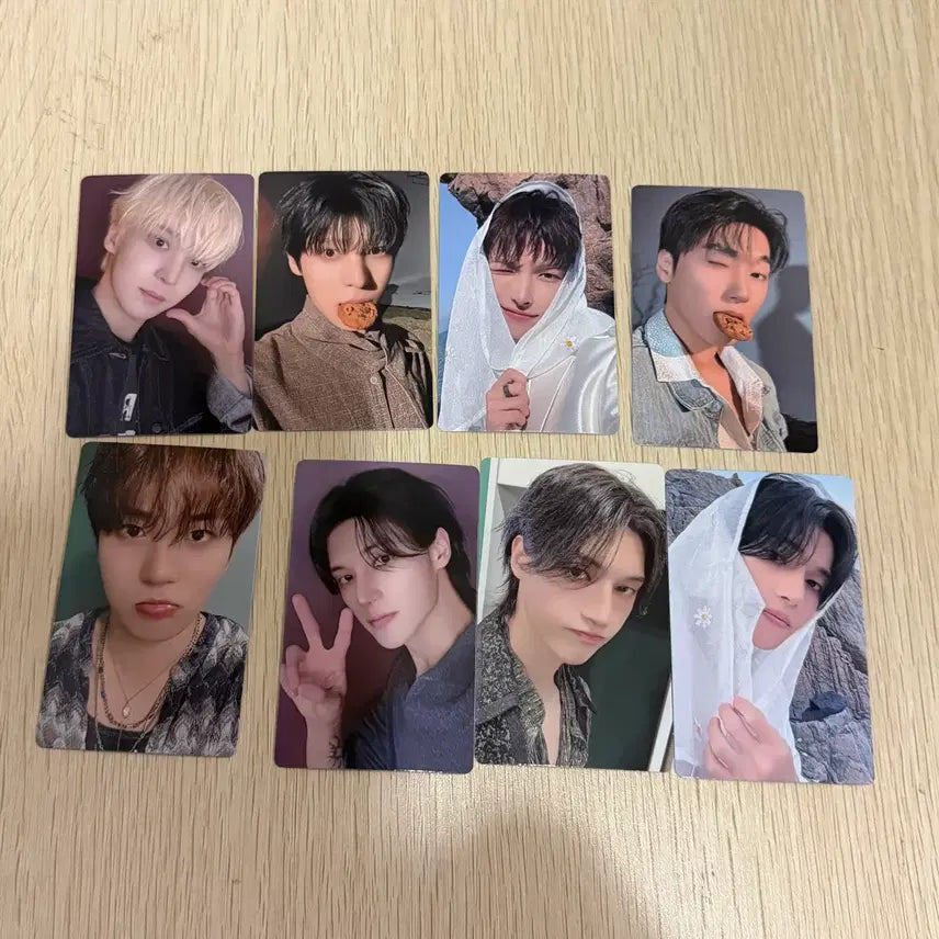 [BUNJANG] ATEEZ 8th Anniversary Exhibition Blue Drift Photocard Bundle Set / 일괄 에이티즈 8주년 전시회 팝업 트레카 포카 포토카드 ateez blue drift