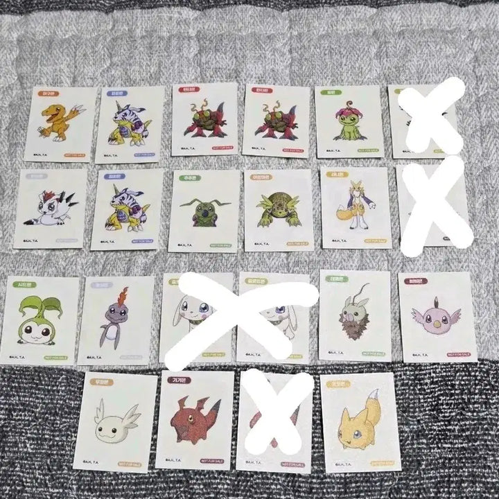 [BUNJANG] Damoyeo Festa Digimon Sticker Bundle Set / 홍대 다모여 페스타 디지몬 씰 띠부씰 띠부스티커 특전 1만원 유년기 성장기 2주차 플롯트몬 포코몬 기기몬 가트몬 아구몬 파피몬 추추몬 로프몬