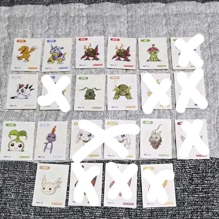 [BUNJANG] Damoyeo Festa Digimon Sticker Bundle Set / 홍대 다모여 페스타 디지몬 씰 띠부씰 띠부스티커 특전 1만원 유년기 성장기 2주차 플롯트몬 포코몬 기기몬 가트몬 아구몬 파피몬 추추몬 로프몬