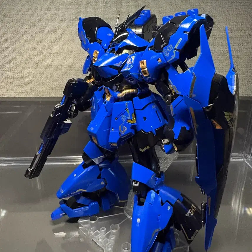 [BUNJANG] RG Sazabi Full Painted Custom Gundam Model / Rg 사자비 풀도색 건프라 팝니다