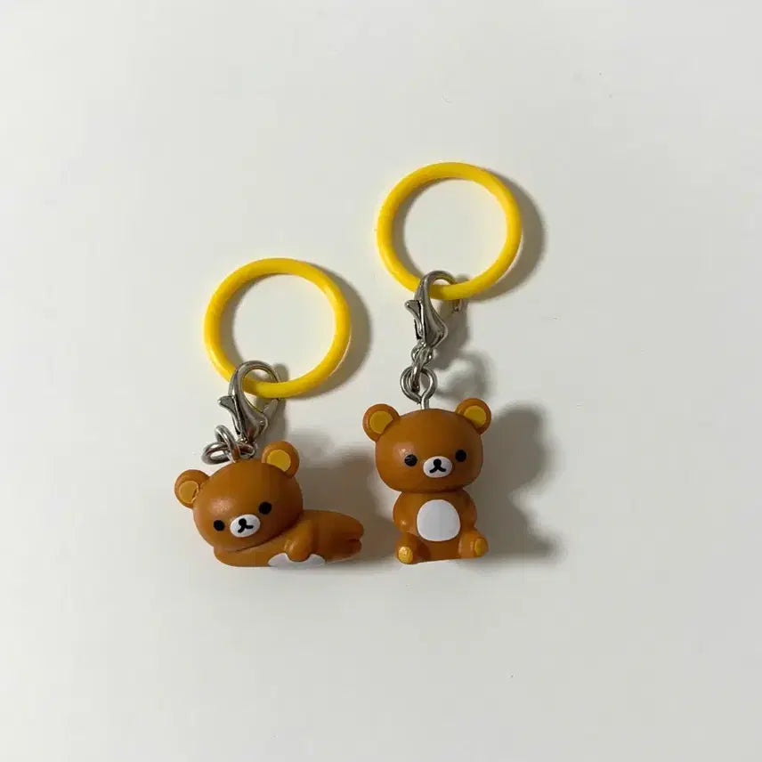 [BUNJANG] Rilakkuma Mini Classic Bookmark Gacha Keychain Bundle Set / (일괄)리락쿠마 초미니 고전 메지루시 가챠 키링