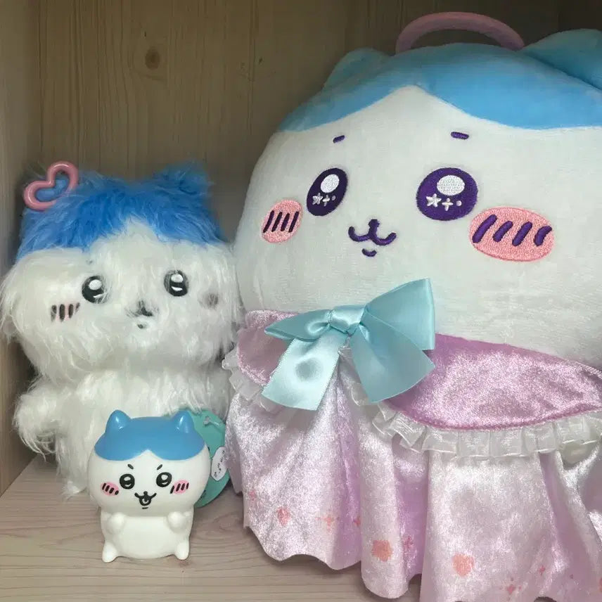 [BUNJANG] Hachiwara Plushies and Lamp Bundle / 하치와레 급처