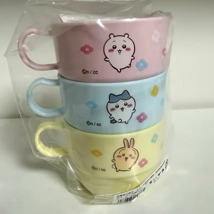 [BUNJANG] Chiikawa Usagi Hachiware Plastic Mug Set / 치이카와 우사기 하치와레 컵 굿즈 플라스틱 머그