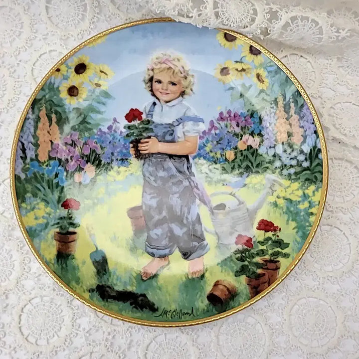 [BUNJANG] Edwin Knowles Our Children Decorative Plate / 에드윈 노울즈 우리의 아이들 장식접시