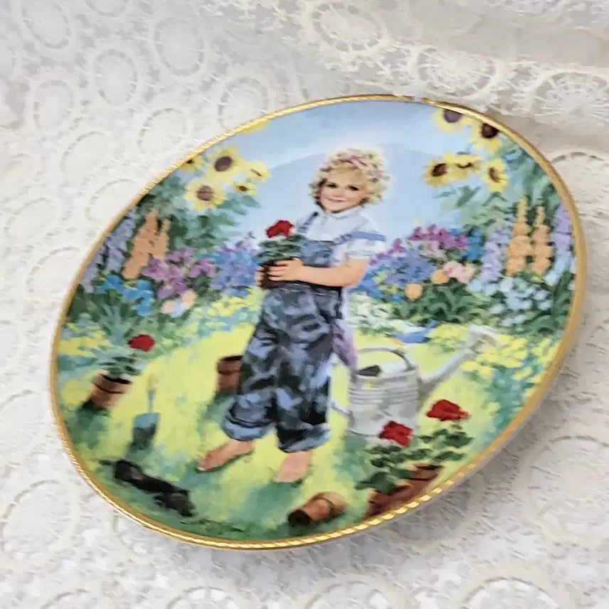 [BUNJANG] Edwin Knowles Our Children Decorative Plate / 에드윈 노울즈 우리의 아이들 장식접시